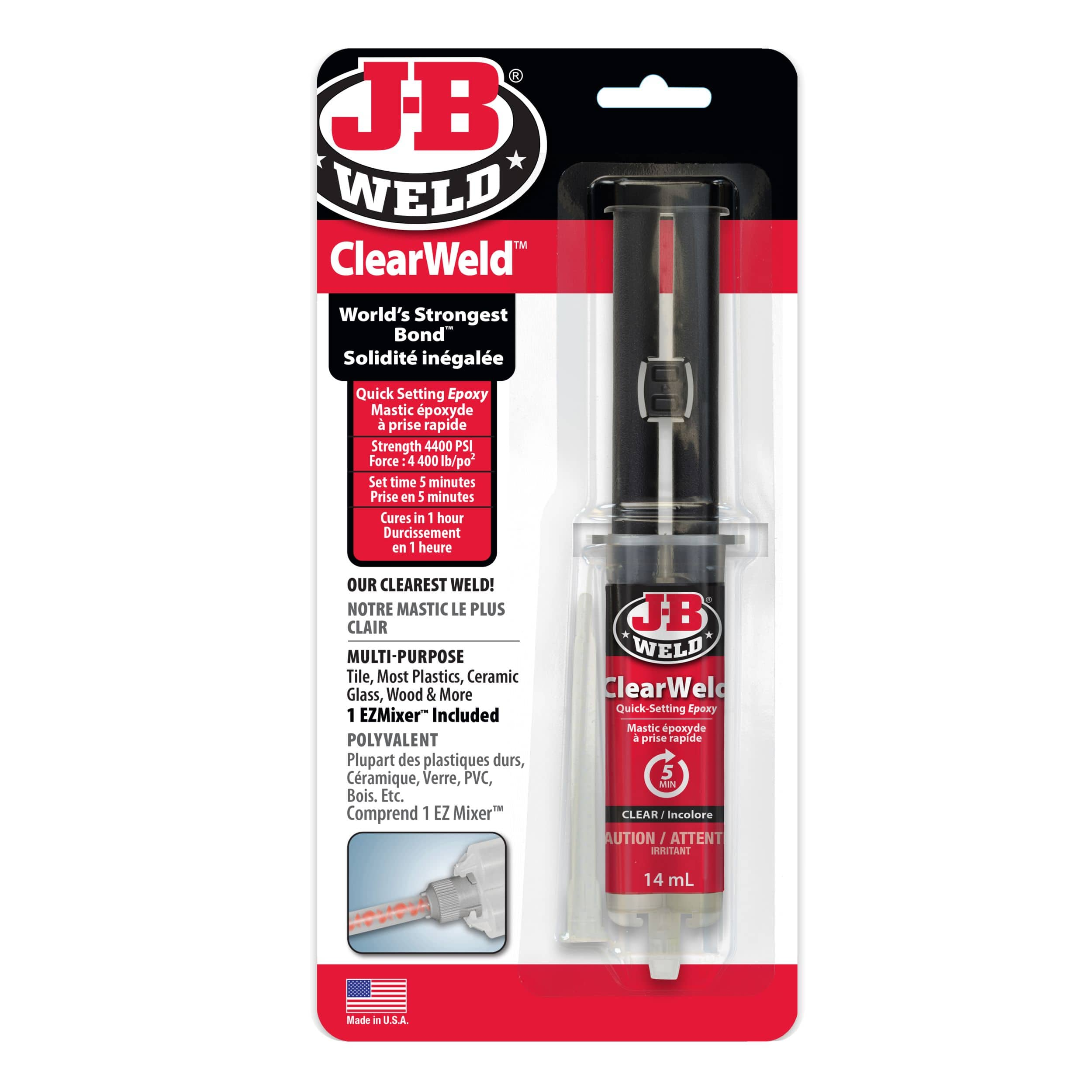 J-B Weld ClearWeld Syringe, 14-ml | Canadian Tire