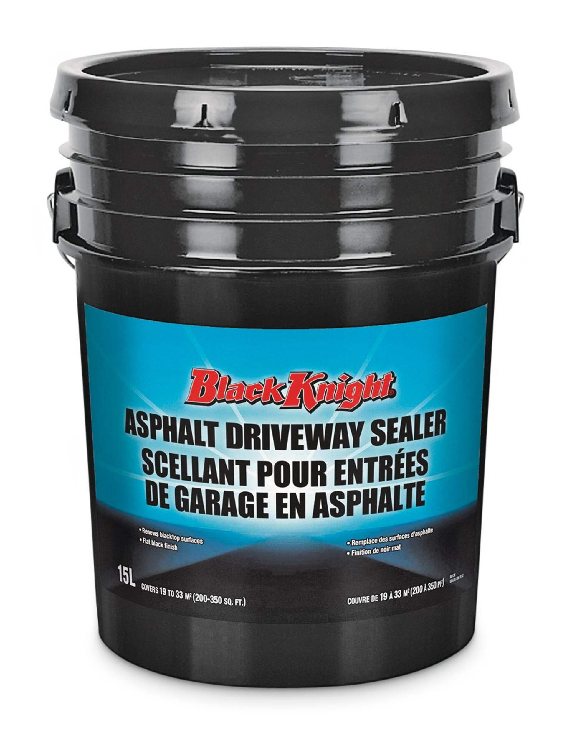 Black Knight 1-Year Blacktop Asphalt Driveway Sealer, 250 to 300 sq. ft Coverage, 15-L Front_Flat