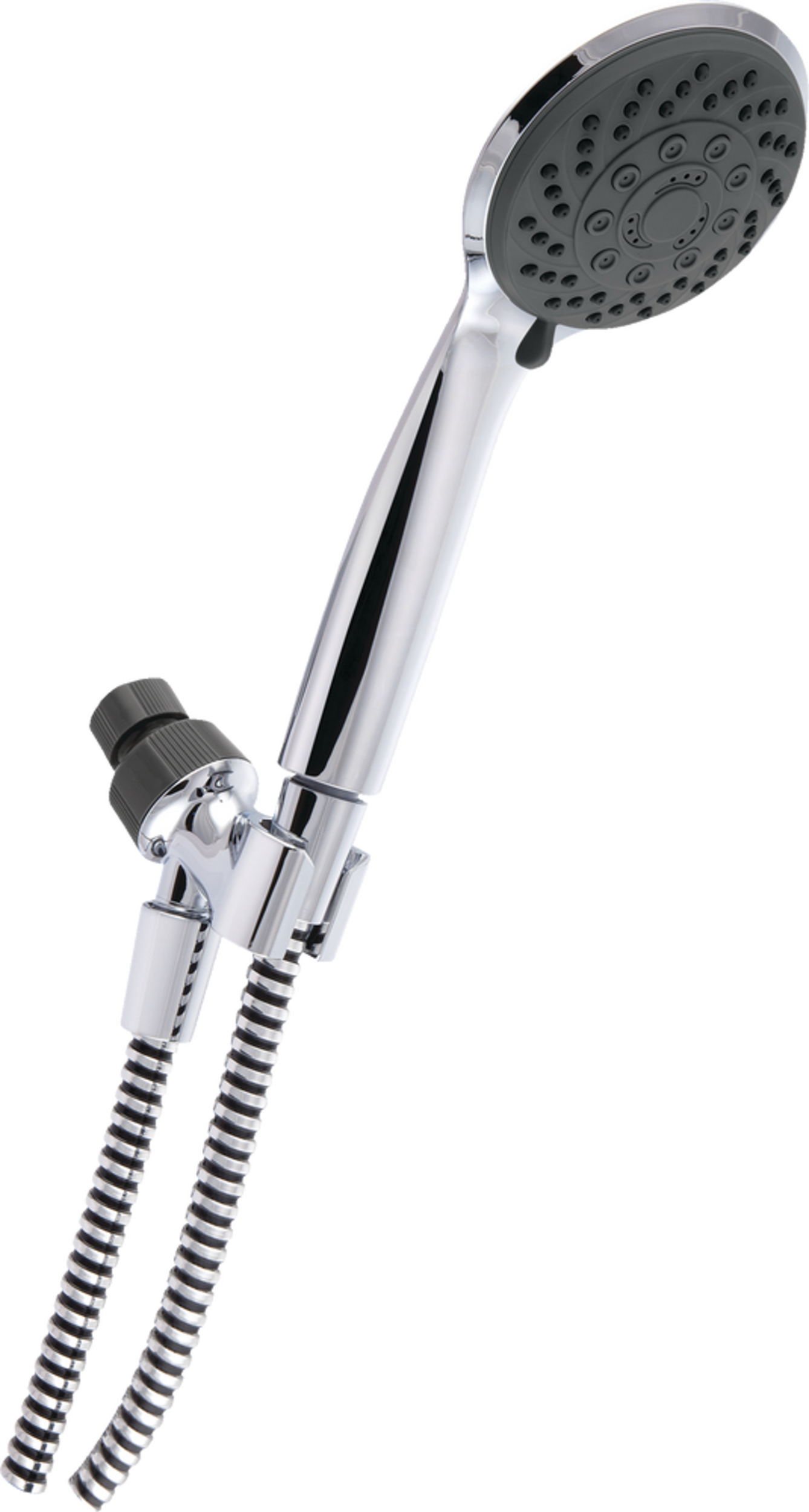 Peerless® 6Setting Handheld Shower Head, NonSlip Finger Grip, Chrome