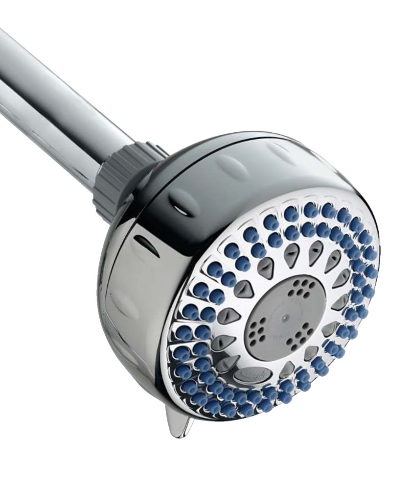 Waterpik 5Setting Fixed Mount Shower Head, Chrome Canadian Tire