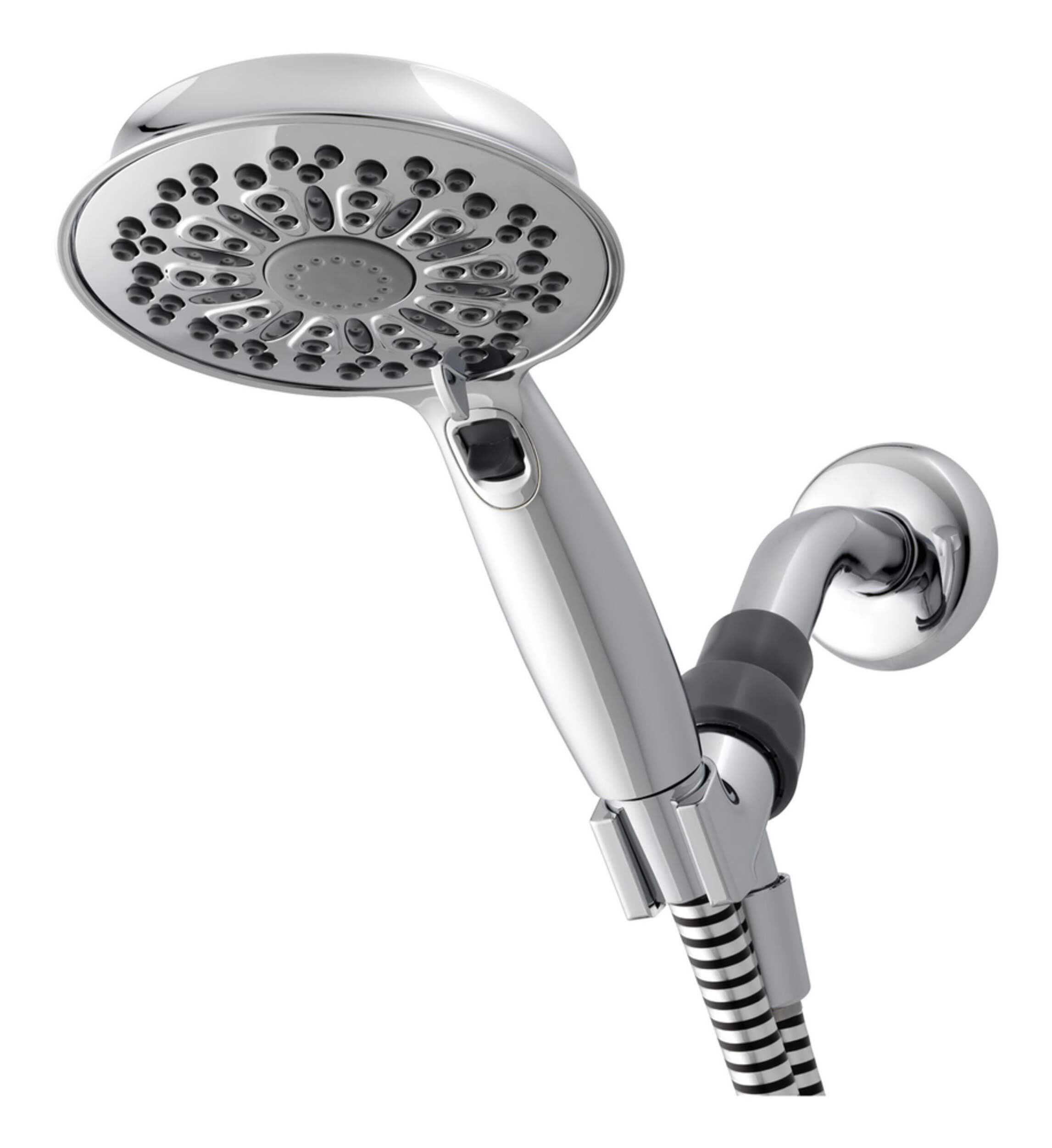 Waterpik 5-Setting EasySelect Hand Held Shower Head, Chrome CloseUp