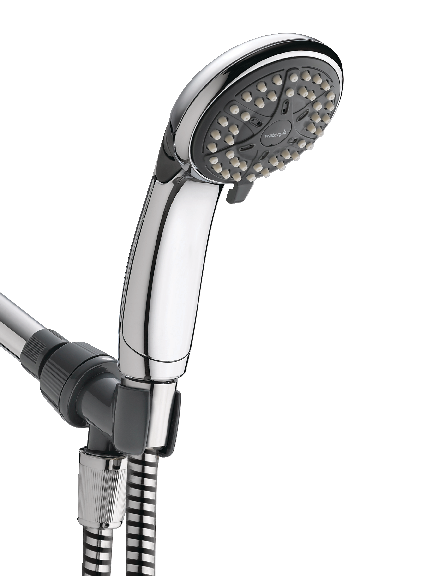 Waterpik 4-Setting OptiFLOW Eco Flow Low Flow Handheld Shower Head ...