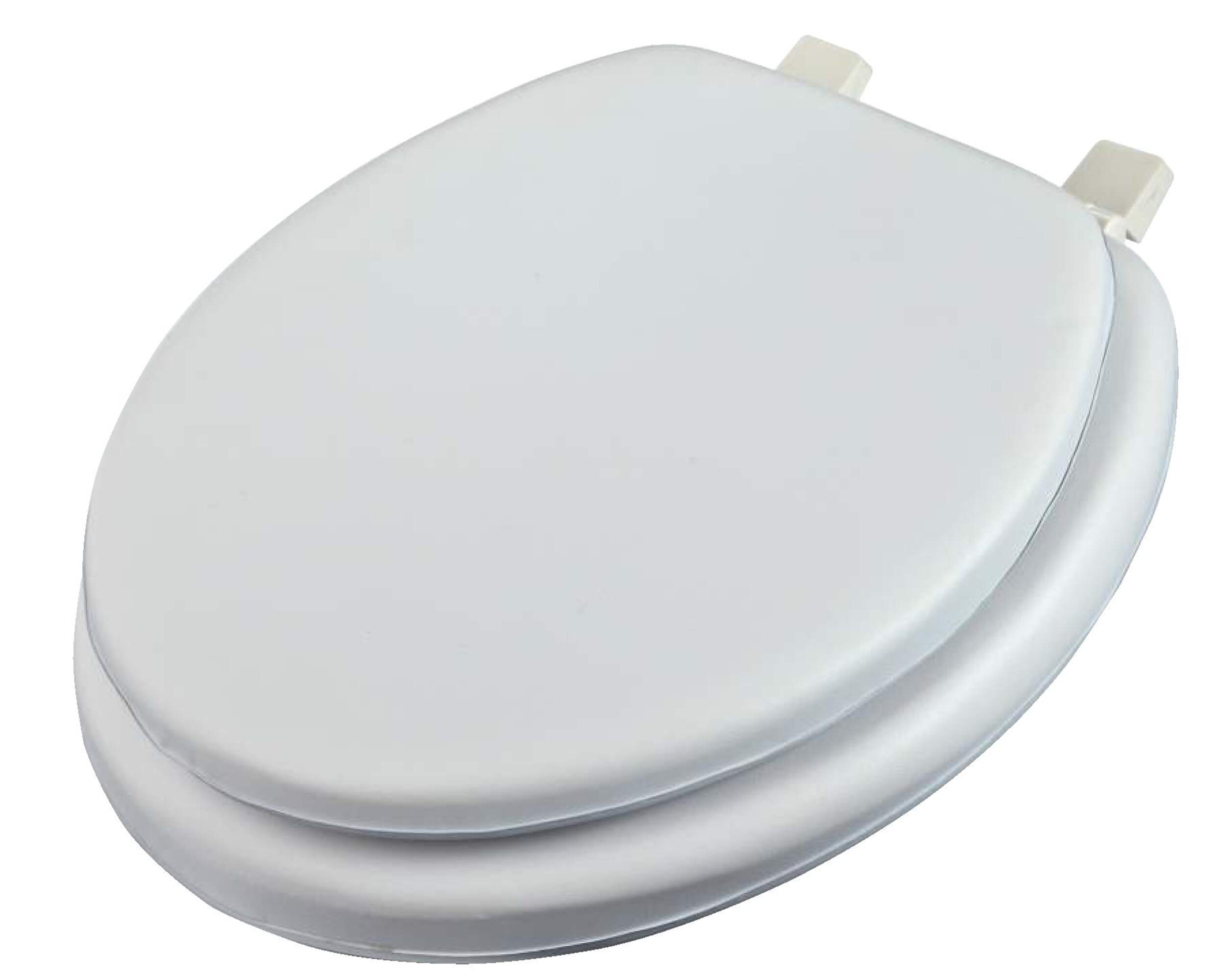 Siège de toilette coussiné FOR LIVING, blanc Overhead_Plunge