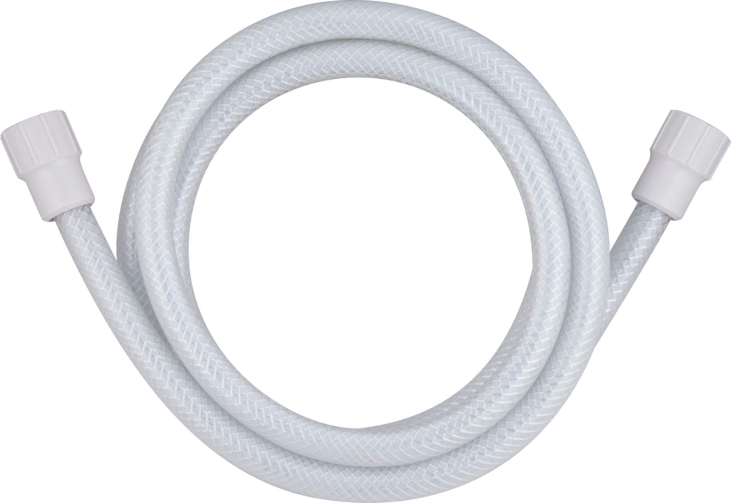 Peerless® Tangle-Free Shower Hose For Handheld Shower Head, White, 72-in Overhead_Flat