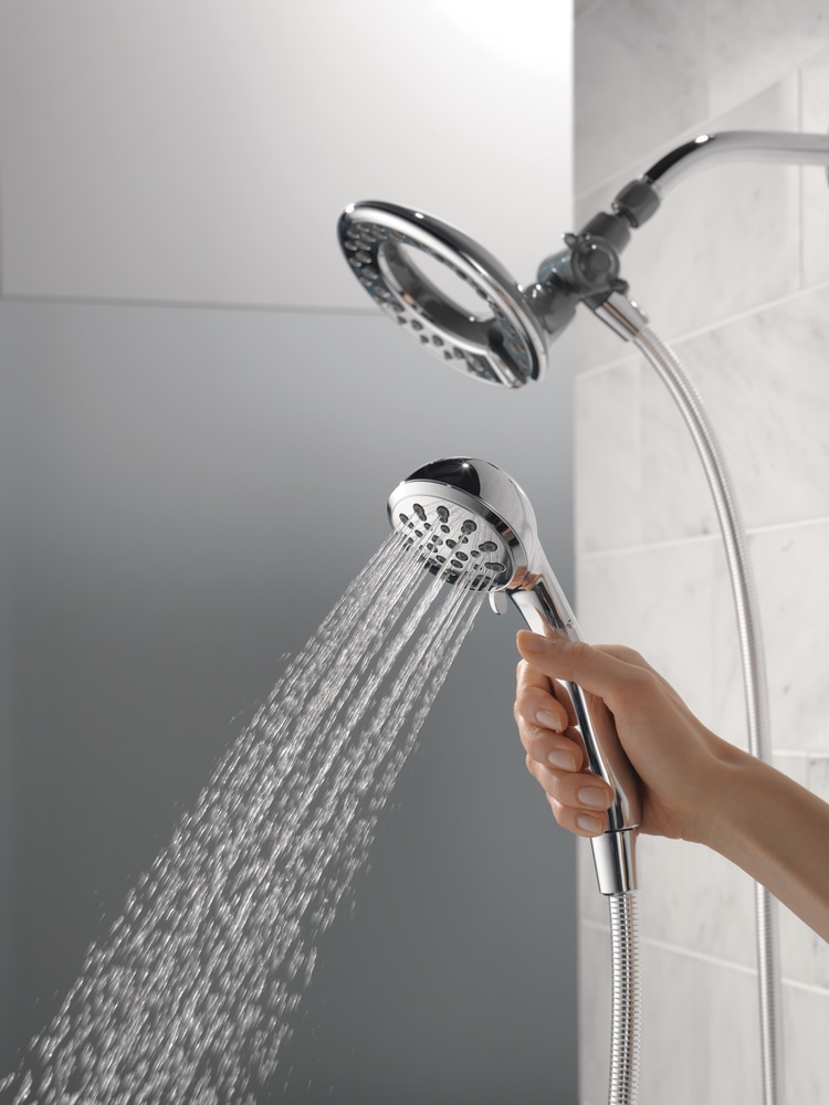 Delta Faucet In2ition® 2in1 4Setting Handheld Shower Head, Chrome