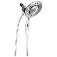 Pomme de douche à main 2-en-1 Delta In2ition, 4 réglages, chrome Front_Angled_Right