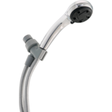 Peerless 3-Setting EcoWise Low-Flow Handheld Shower Head, Chrome Front_Angled_Right
