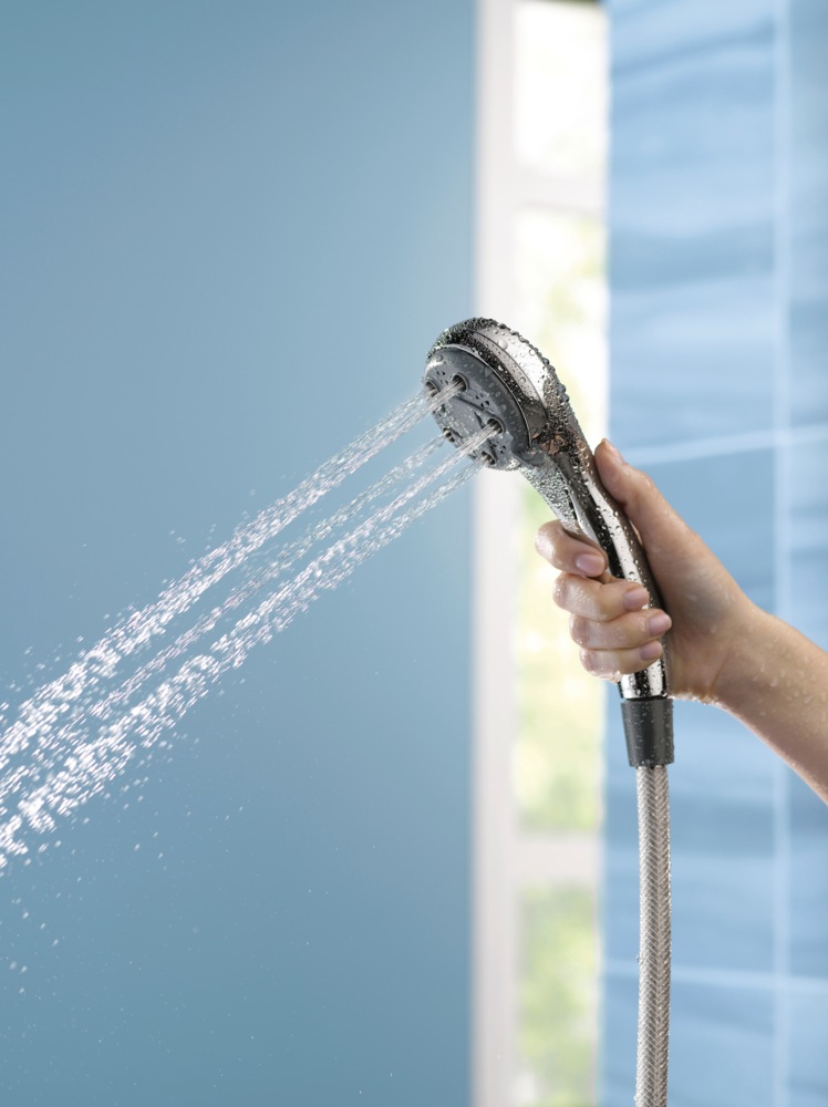 Peerless® 3Setting Ecowise™ Low Flow Handheld Shower Head, Chrome