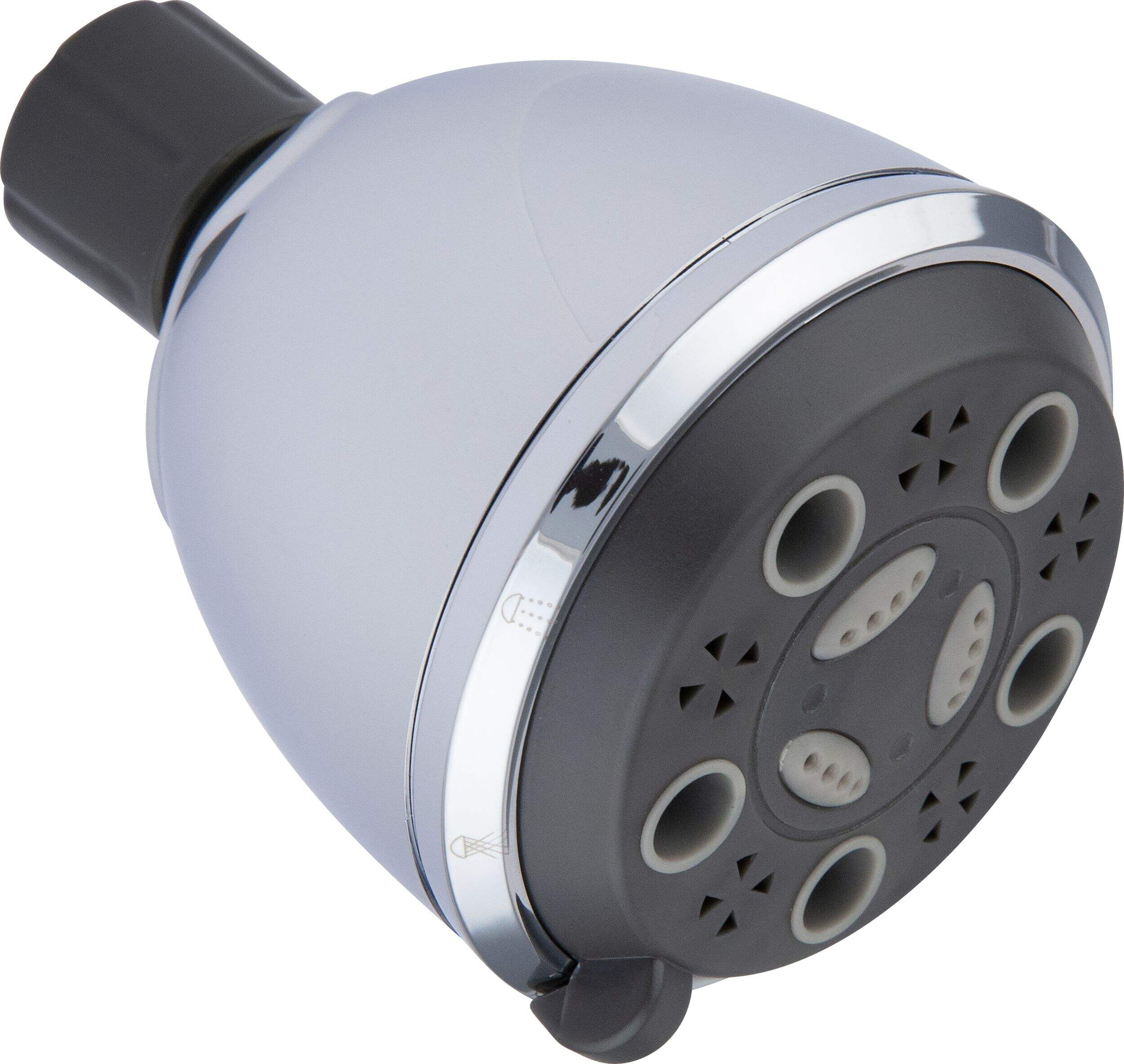 Peerless® 3-Setting Ecowise™  Shower Head, Chrome Front_Angled_Right