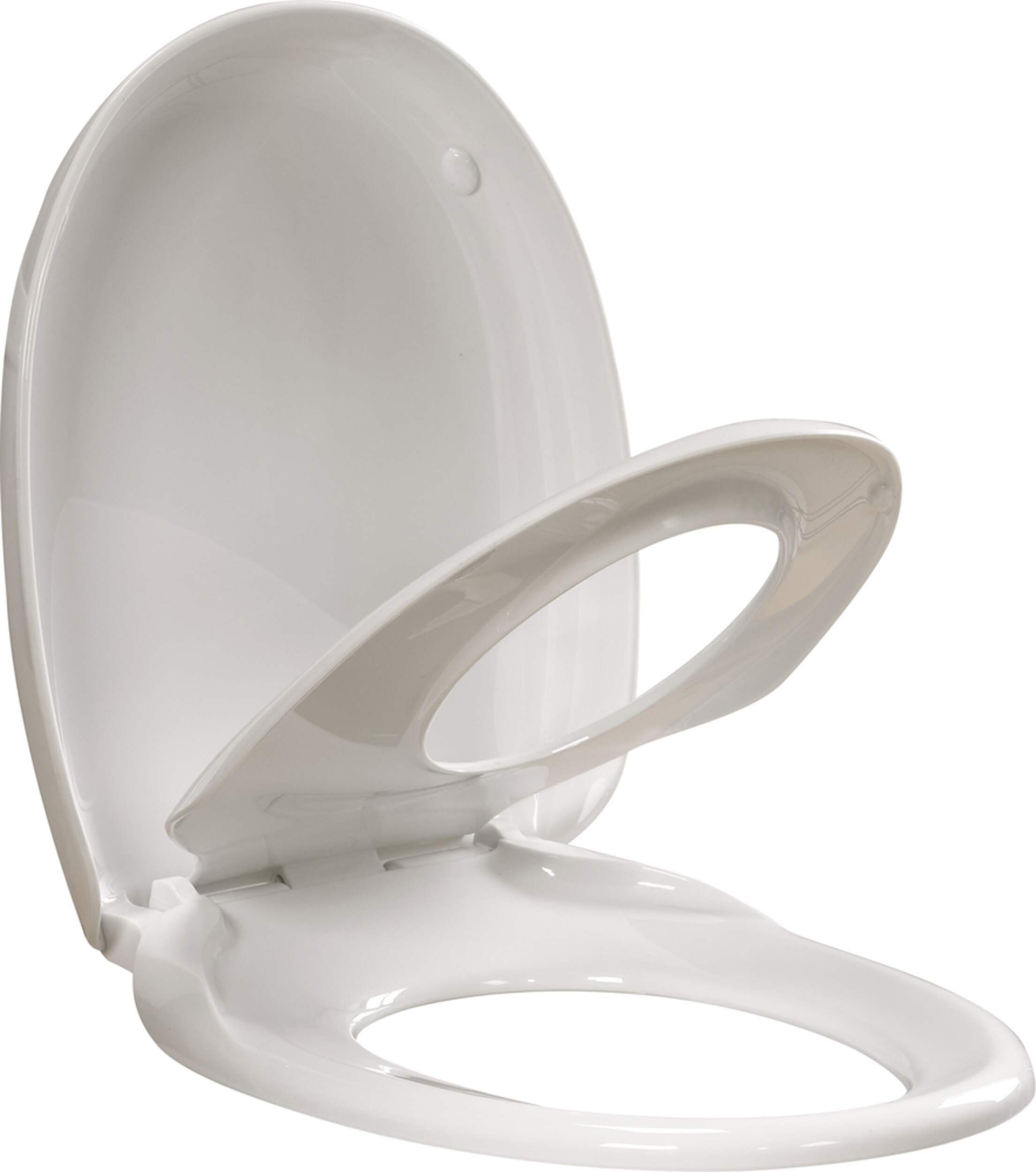 Delta White Elongated Family Toilet Seat Front_Angled_Right