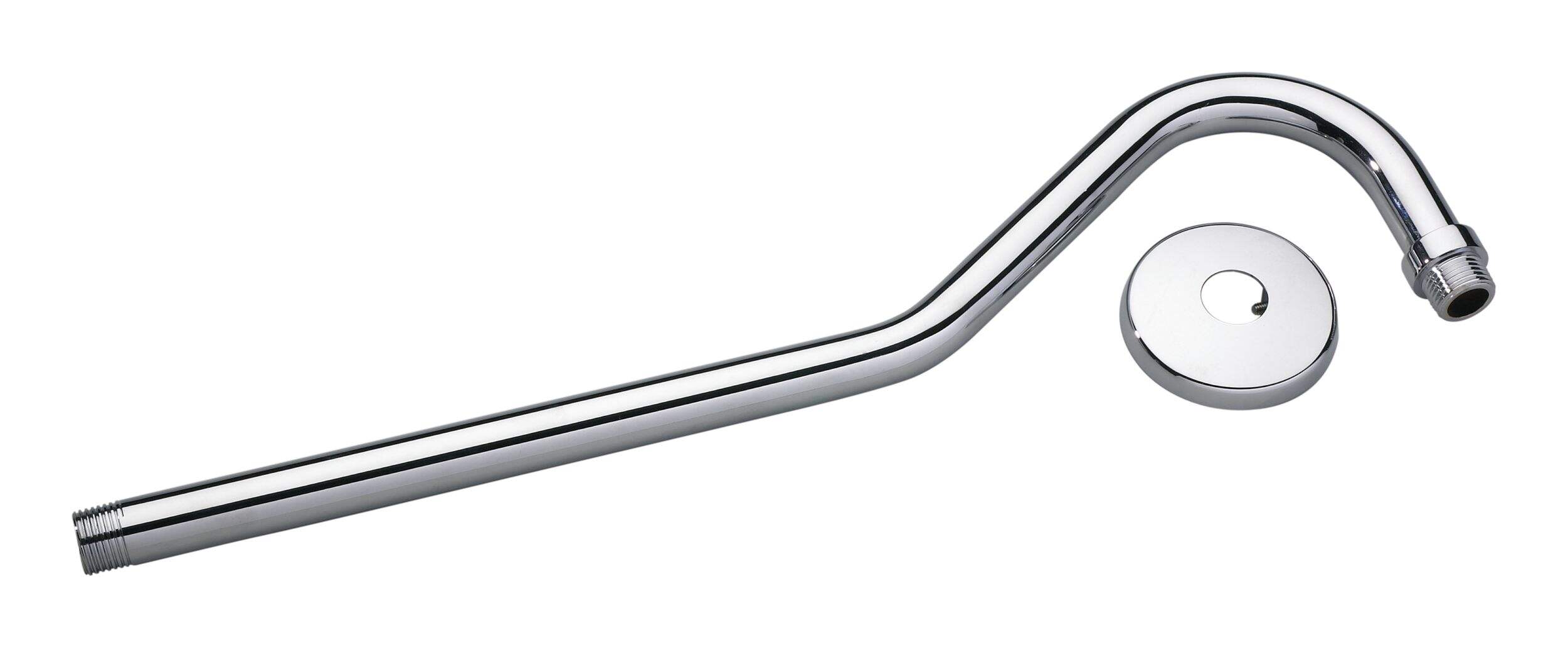 Moen Shower Arm Rainshower with Flange, Chrome, 17-in Composite_or_Mixed