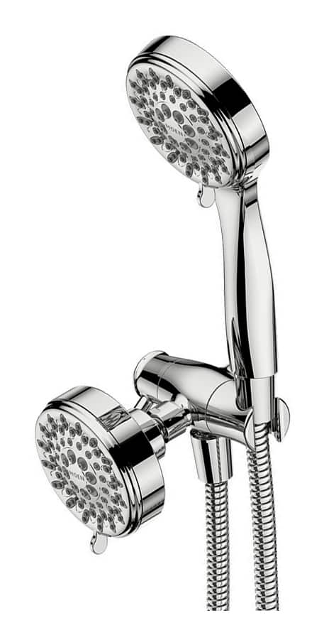 MoenÂ® Ignite 5-Setting 3.75-in Spray Head with Handheld Shower Head, Chrome Moen