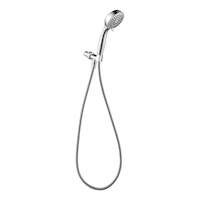 For Living 5-Setting Handheld Shower Head, Chrome Front_Angled_Right