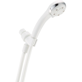 Peerless® 3-Setting Massage Handheld Shower Head, White Front_Angled_Right