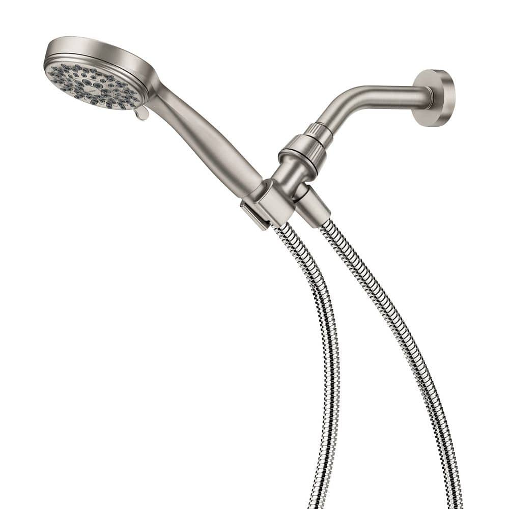 Brushed nickel shower deals faucet