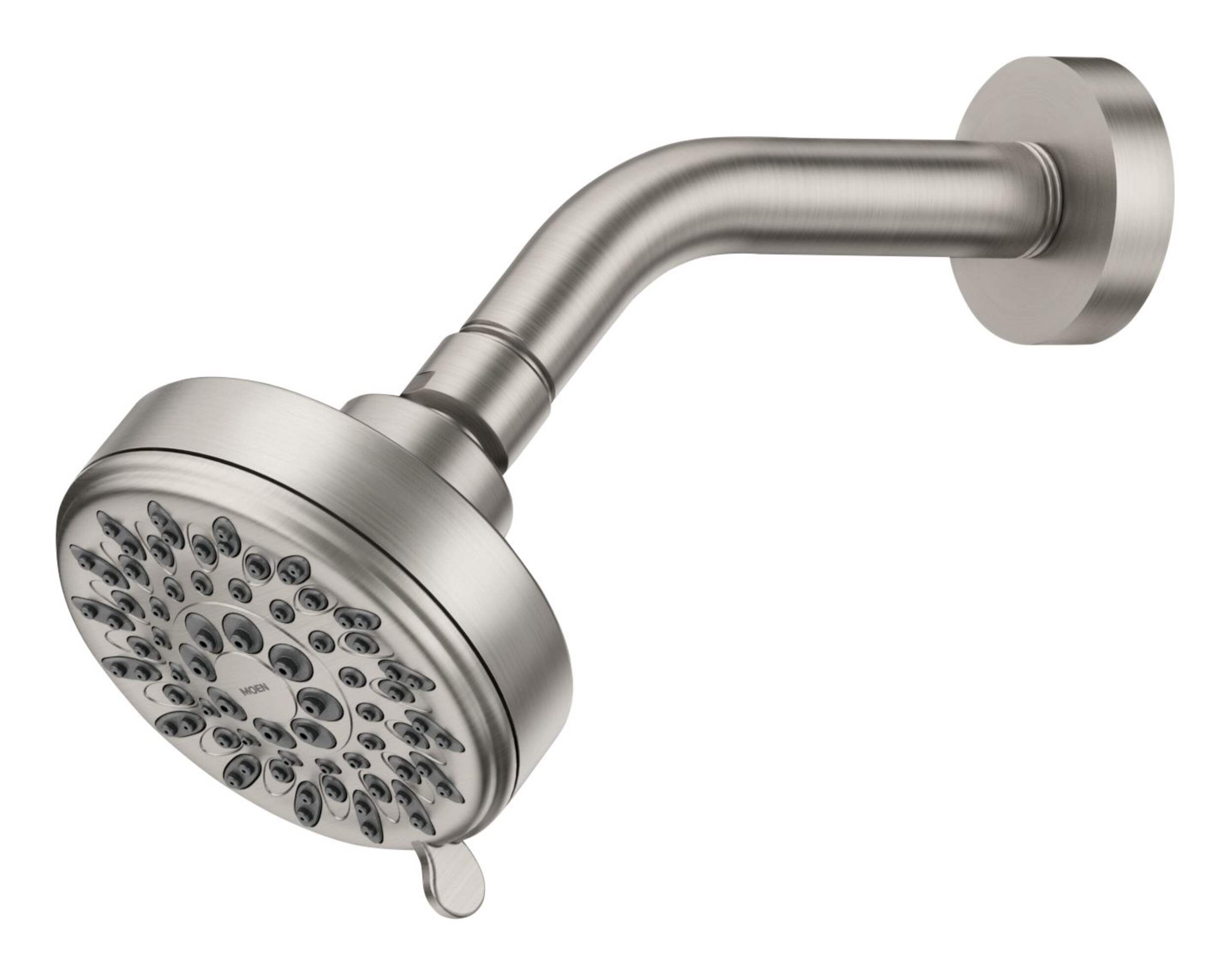 Moen® Ignite 5-Setting Shower Head, Brushed Nickel Front_Angled_Left