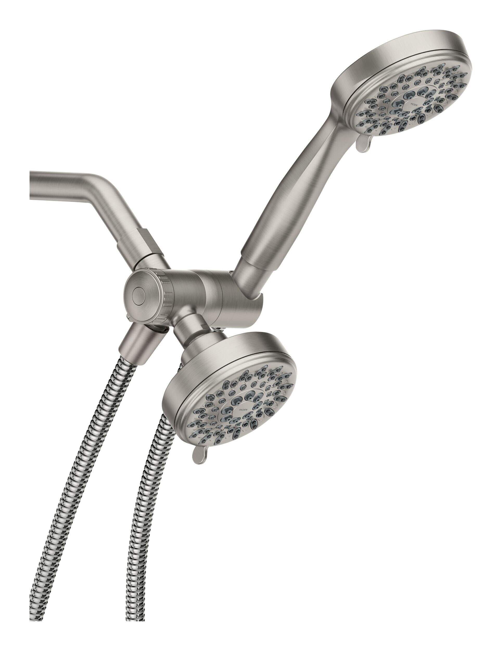 Moen® Ignite 5-Setting Spray & Handheld Shower Head Combo, Brushed Nickel Front_Angled_Right