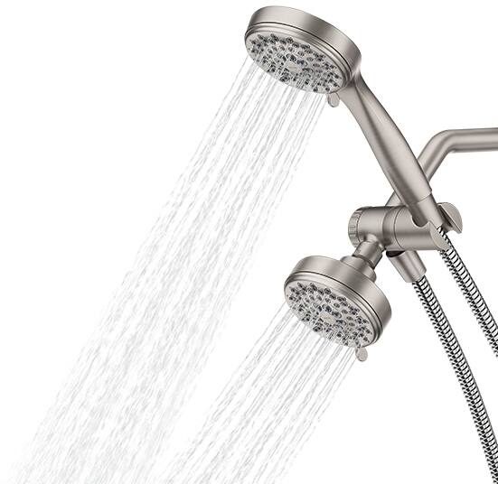 Moen® Ignite 5 Setting 375 In Spot Resist Spray And Handheld Shower Head Combo Brushed Nickel 