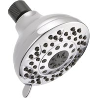 Peerless 7-Setting Shower Head, Chrome Bottom_Plunge