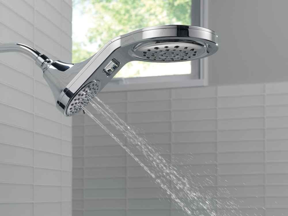 Delta Hydrorain 2in1 5Setting Shower Head, Chrome Canadian Tire