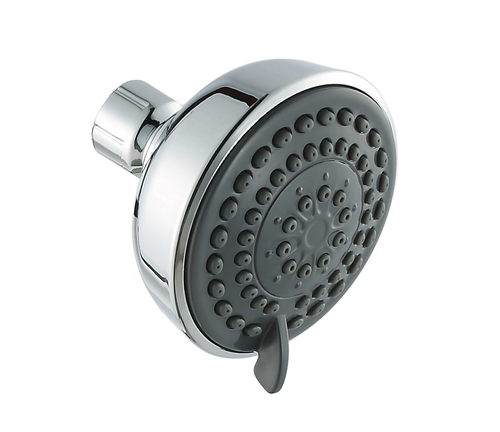 For Living 3Setting Fixed Wall Mount Massage Spray Shower Head, Chrome