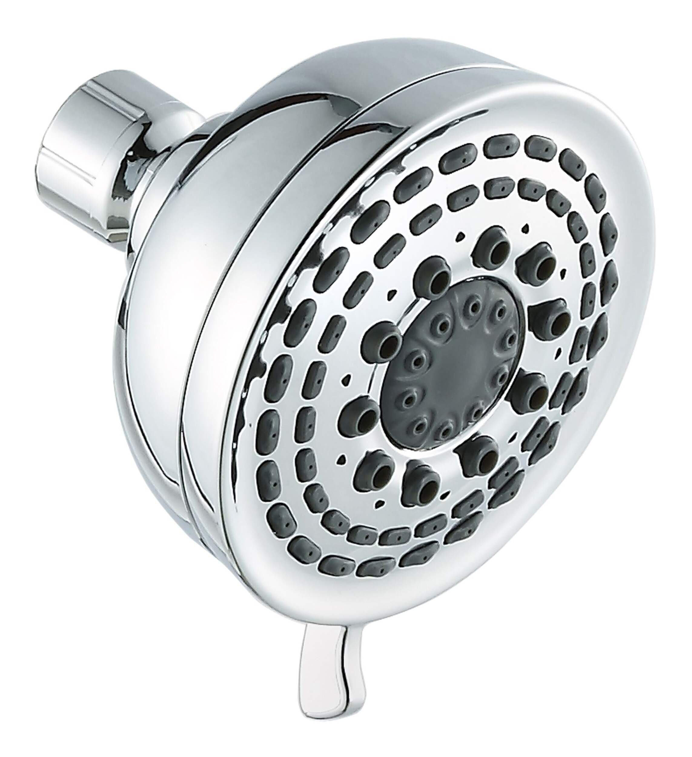 Danze 2.5GPM  6 Settings Fixed Showerhead in Chrome Finish Front_Angled_Right