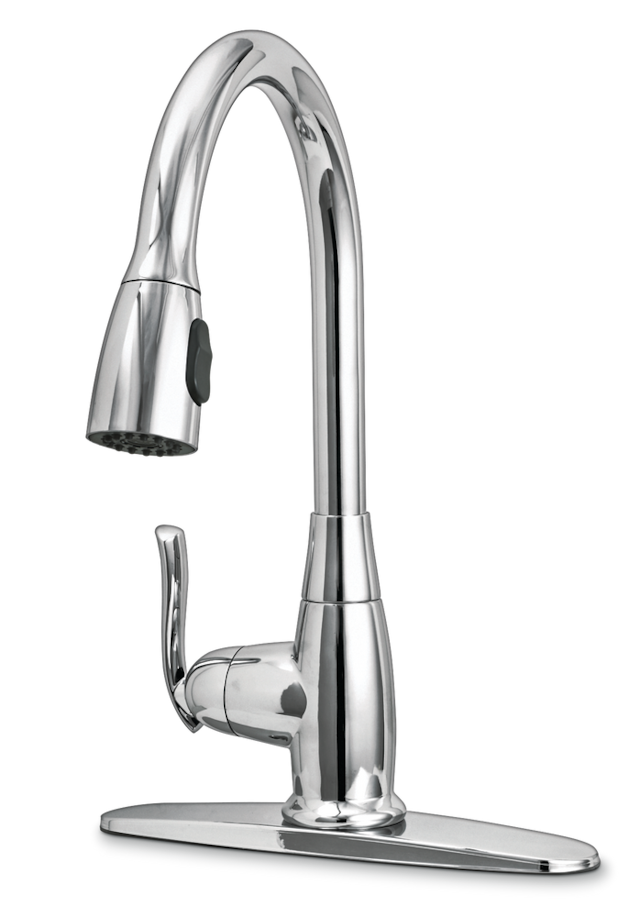 Danze Terrazo Single Handle Pull Down Kitchen Faucet, Chrome Canadian