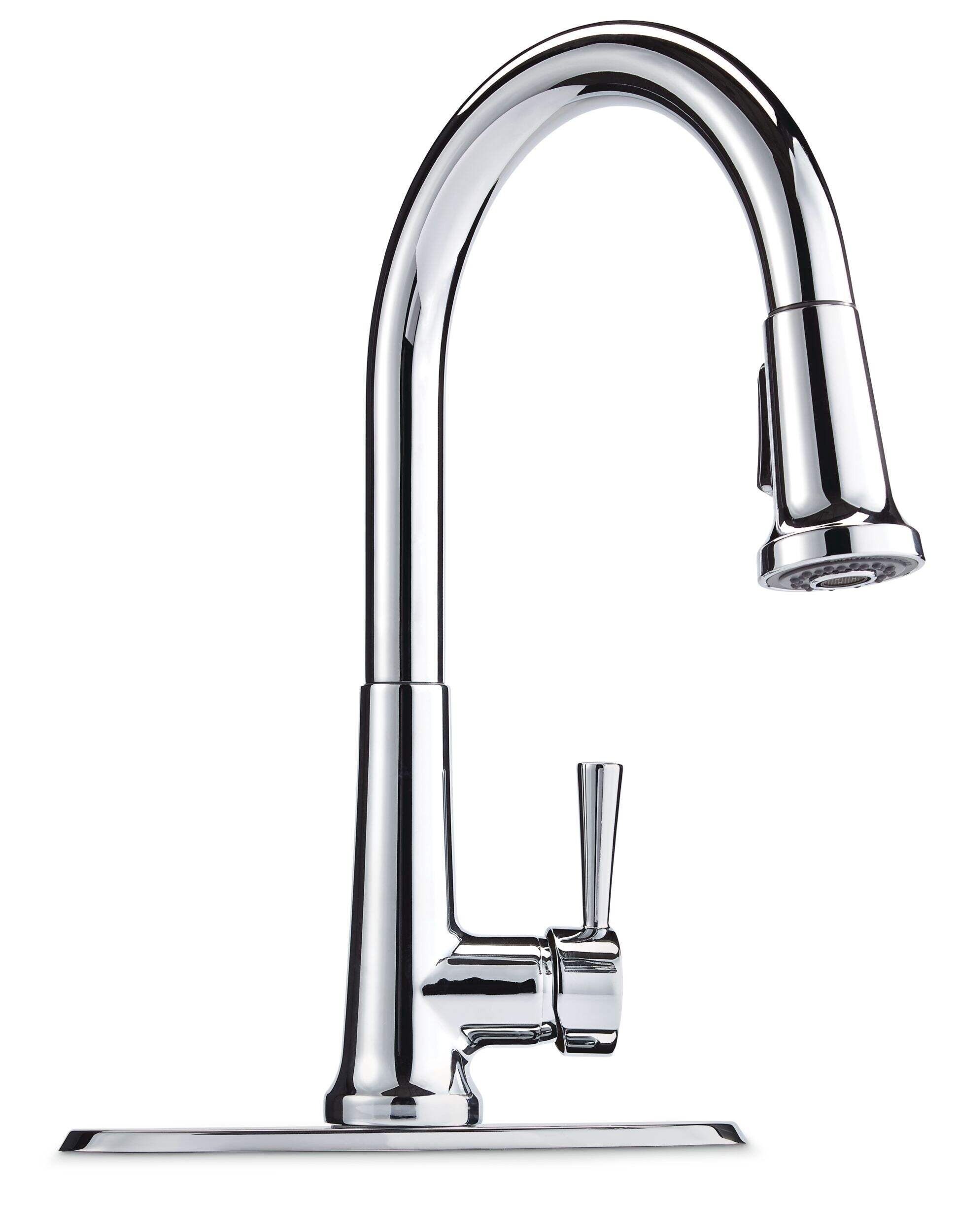 Peerless® Single-Handle Pull-Down Kitchen Faucet, Chrome Front_Angled_Right