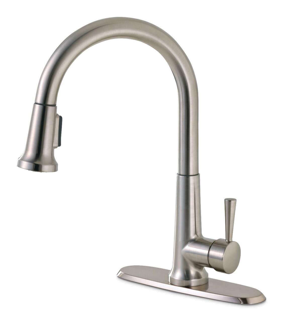Peerless® Single Handle Pull Down Kitchen Faucet, Brushed Nickel