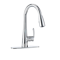 Danze Nixi Pull Down Kitchen Faucet, Chrome Front_Three_Fourths_Angled_Right