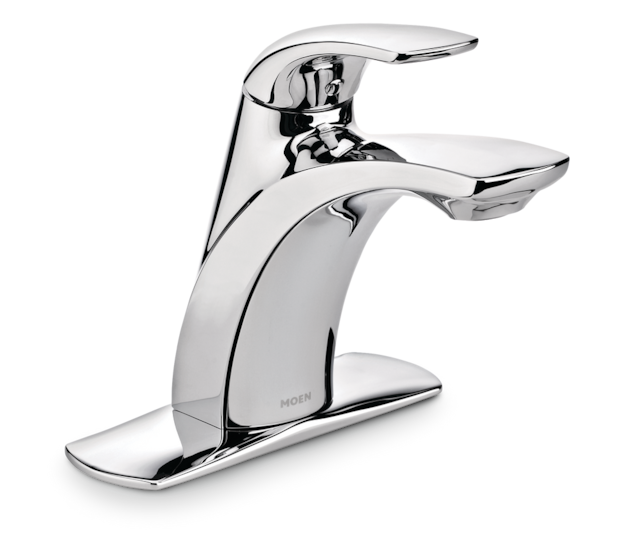 Moen® Zarina Single Handle High Arc Single Hole 4in Centerset Bathroom