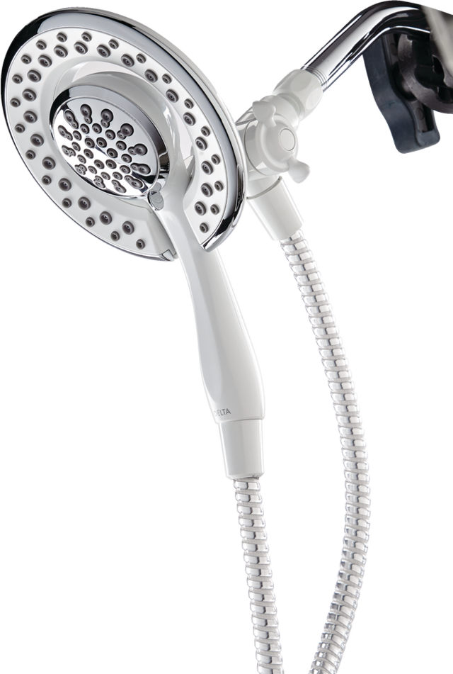 Delta In2ition® 2in1 4Setting Handheld Shower Head with Stretchable