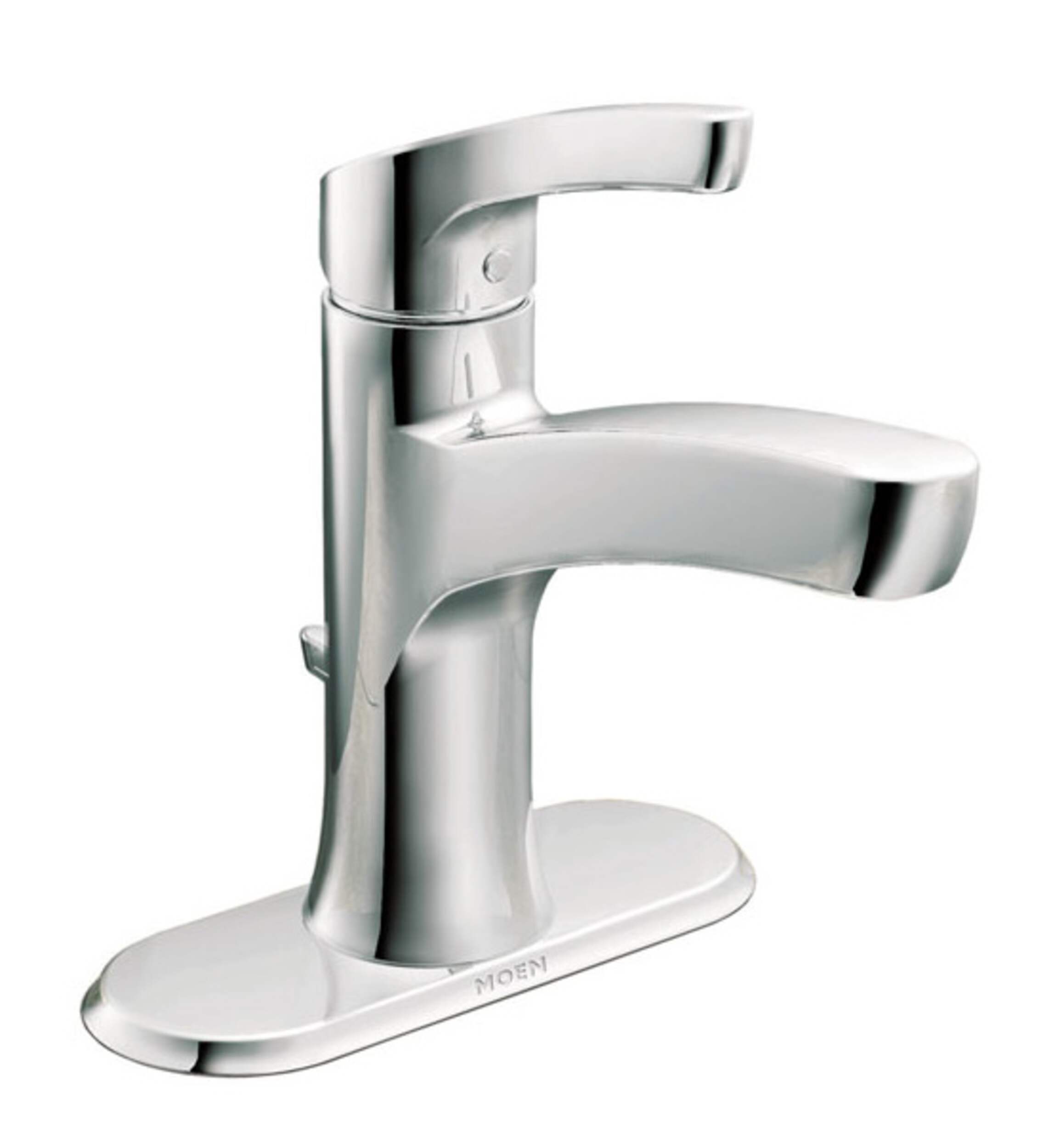 Moen Danika Lavatory Faucet, Chrome Front_Three_Fourths_Angled_Right