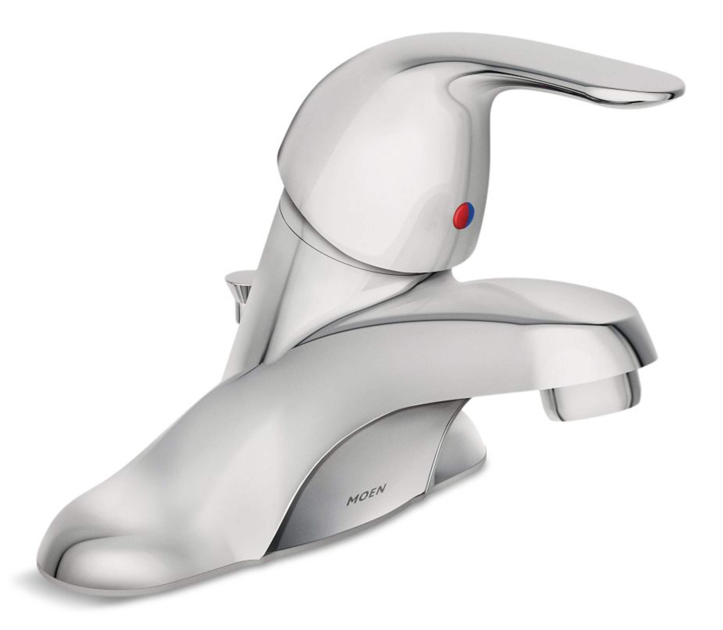 Robinet de salle de bain Moen Adler, 1 poignée, chrome Front_Angled_Right