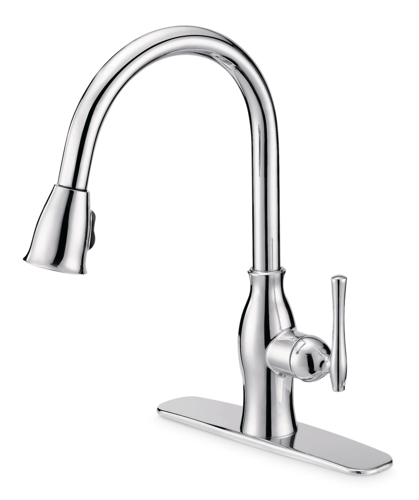 Danze Lisa Single Handle Pull Down Kitchen Faucet, Chrome Canadian Tire