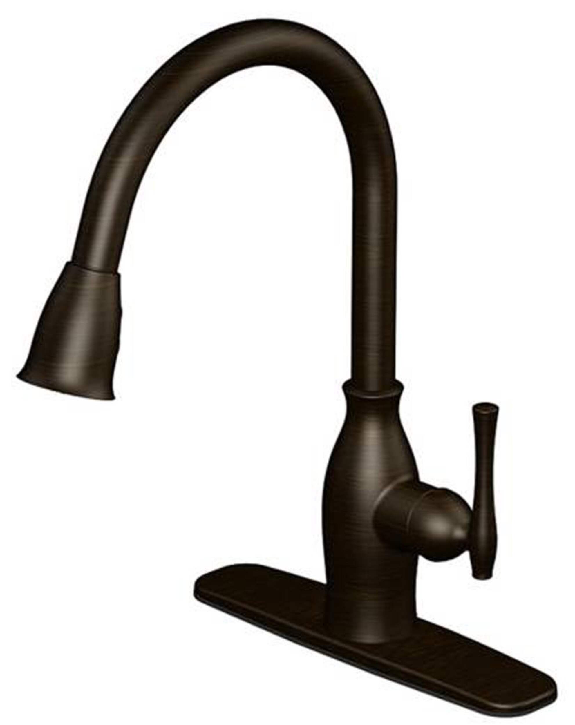 Danze Lisa Single Handle Pull Down Kitchen Faucet, Oil Rubbed Bronze