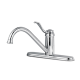 Robinet d'évier Peerless, chrome Front_Three_Fourths_Angled_Left