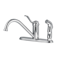 Robinet d'évier Peerless avec douchette latérale, chrome Front_Three_Fourths_Angled_Left