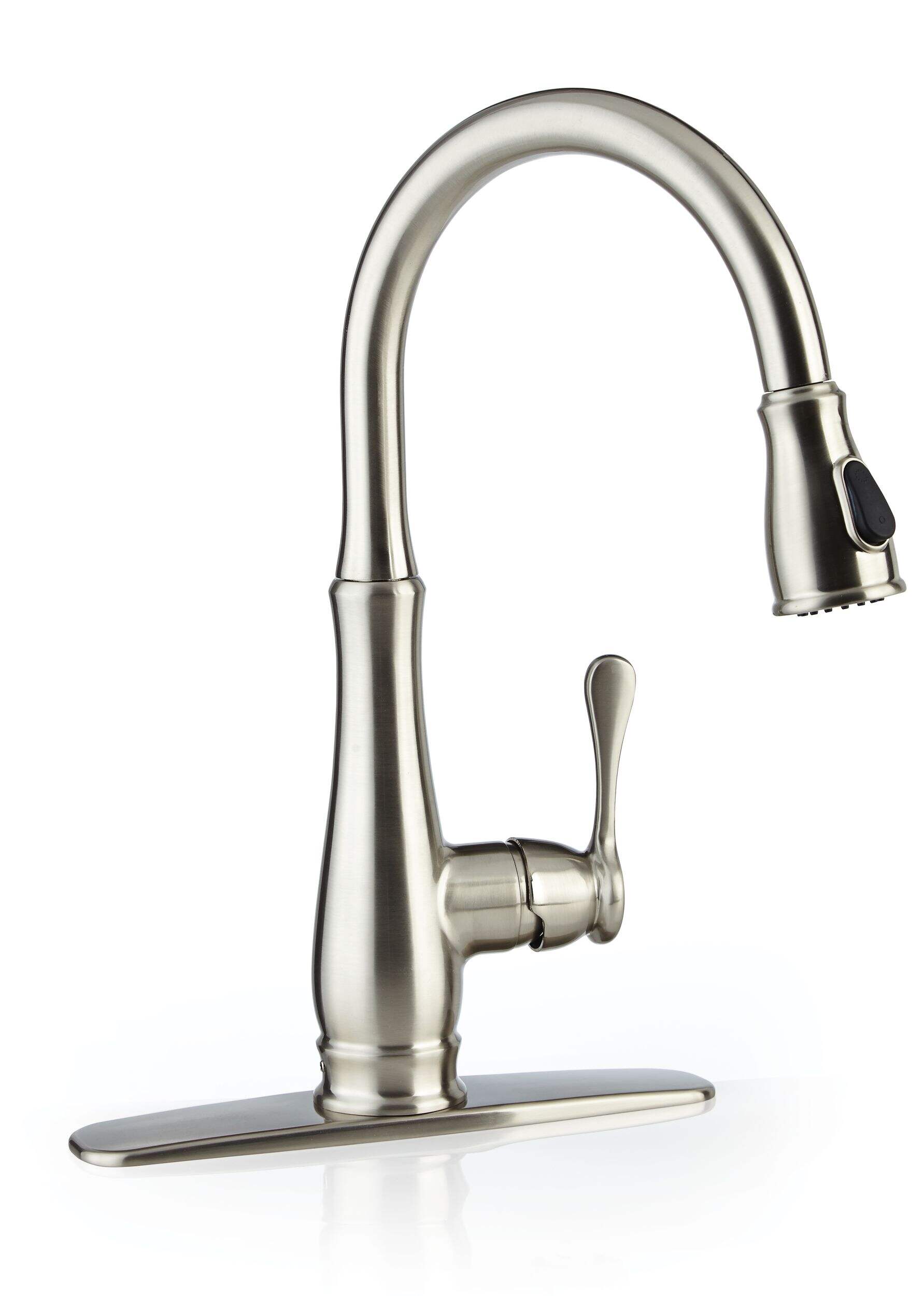 Cuisinart Alena Kitchen Faucet,  Brushed Nickel Front_Three_Fourths_Angled_Right