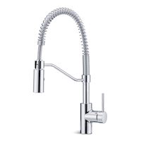 Danze Jasper Single-Handle Kitchen Faucet, Chrome Front_Three_Fourths_Angled_Left