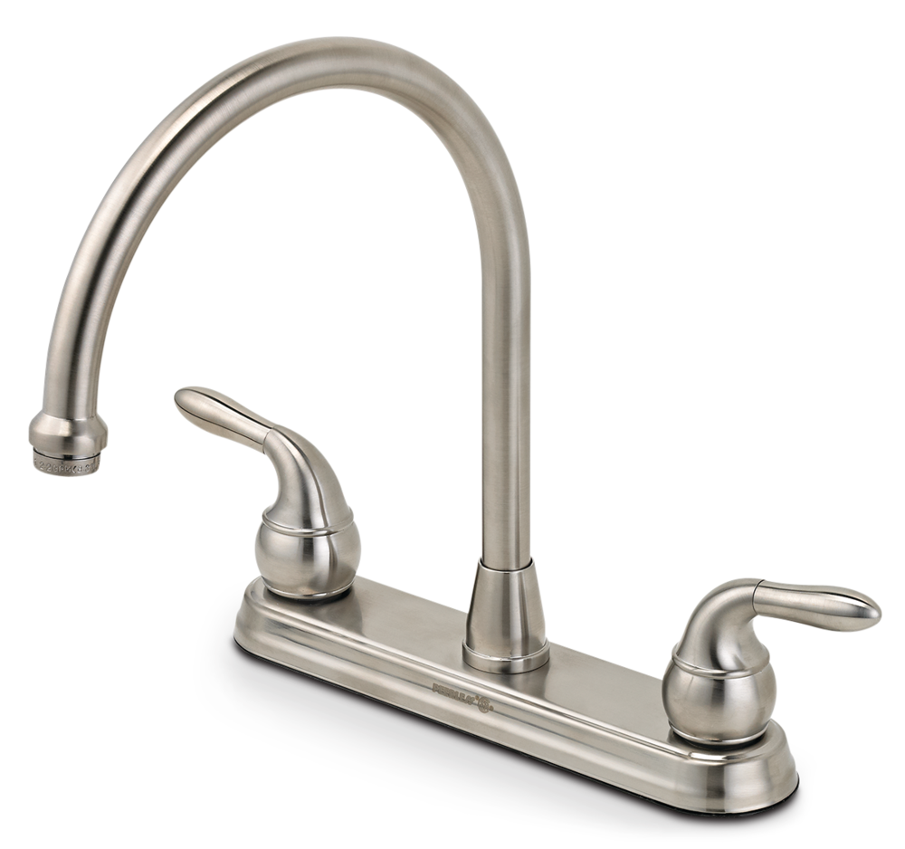 Peerless® Double Handle Kitchen Faucet, Brushed Nickel | Canadian Tire