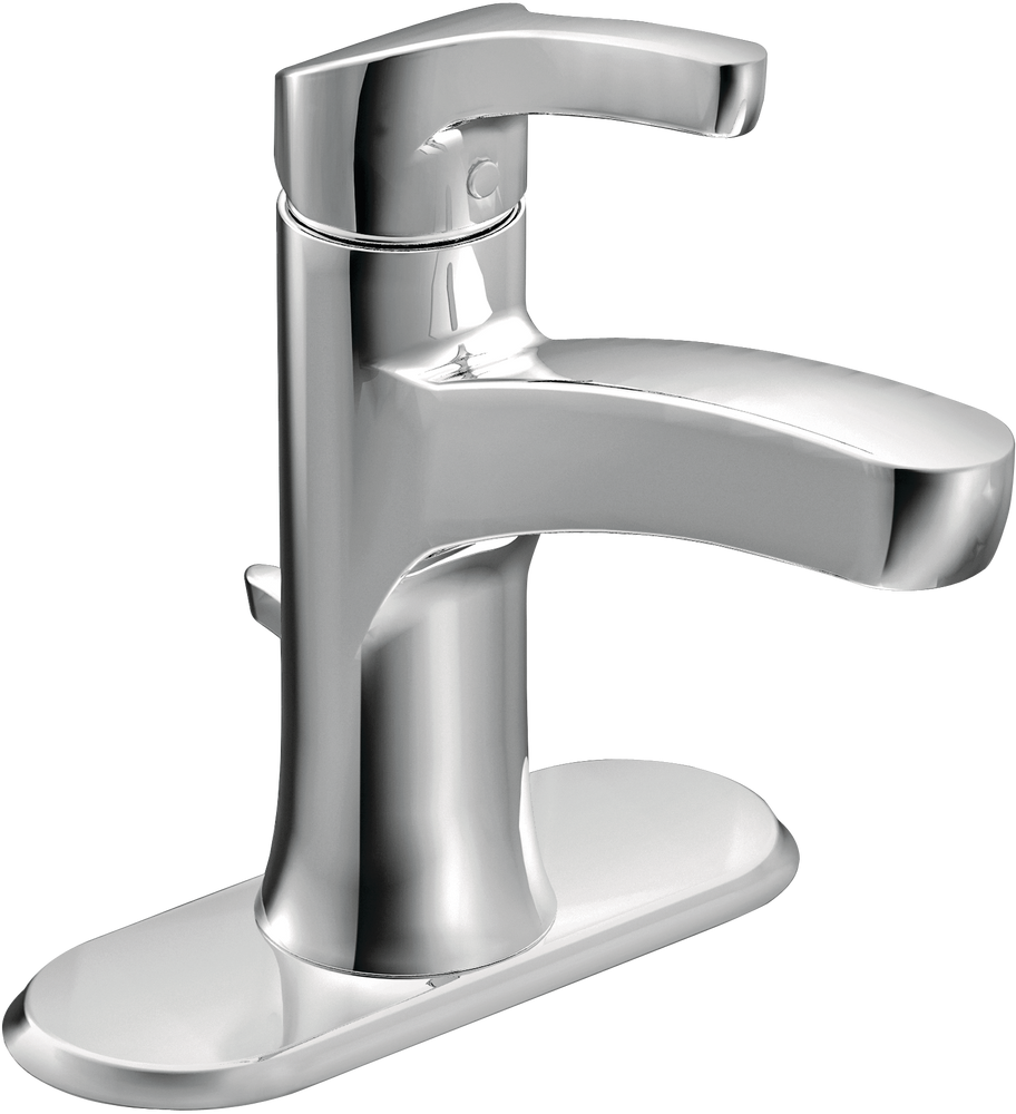 Moen® Danika Single Handle High Arc 4in Centerset Bathroom Sink Faucet