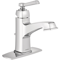 Moen® Boardwalk Single Handle 4-in Centerset Bathroom Sink Faucet, Chrome Front_Angled_Right