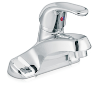 Robinet de lavabo de salle de bain Danze Renovate, poignée unique, 4 po, centré, chrome Front_Three_Fourths_Angled_Right