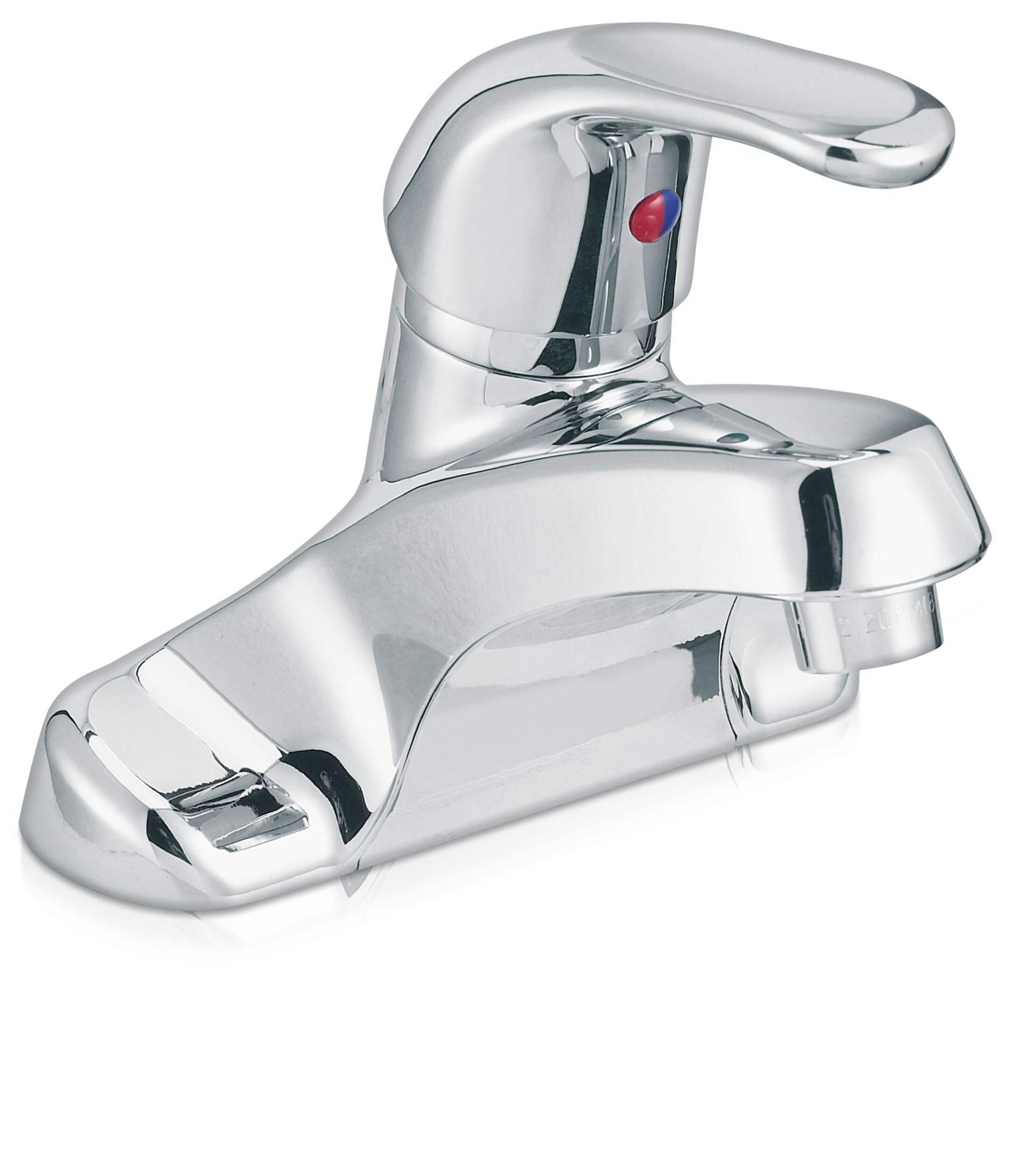 Robinet de lavabo de salle de bain Danze Renovate, poignée unique, 4 po, centré, chrome Front_Three_Fourths_Angled_Right