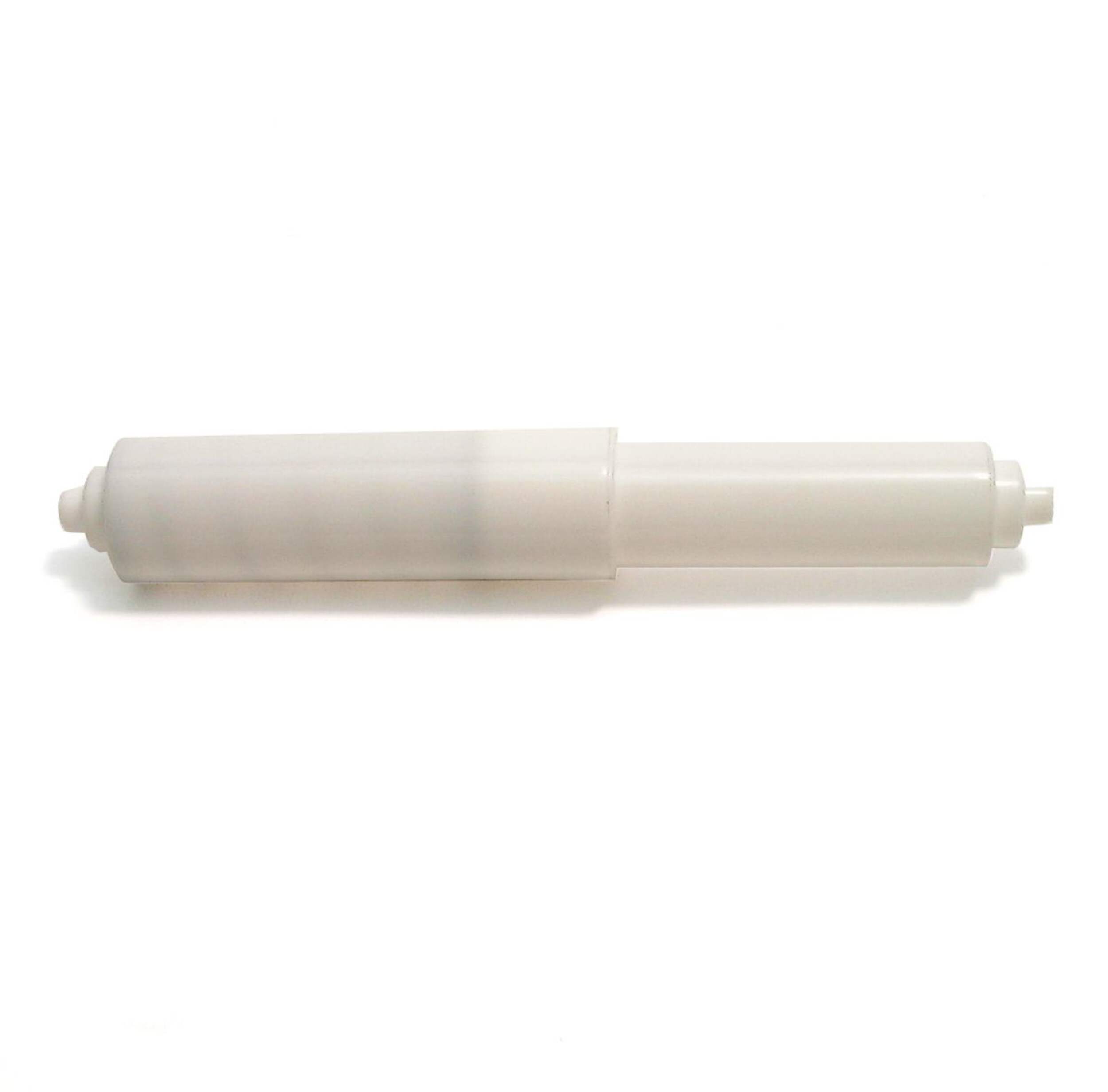 PlumbShop Universal Plastic Bathroom Toilet Paper Holder, White Front_Elevated