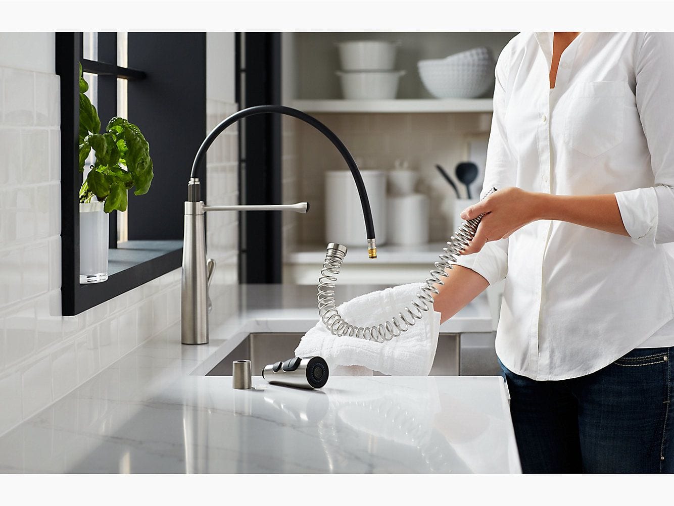 Kohler Simplice Single Handle Semi Professional Kitchen Faucet