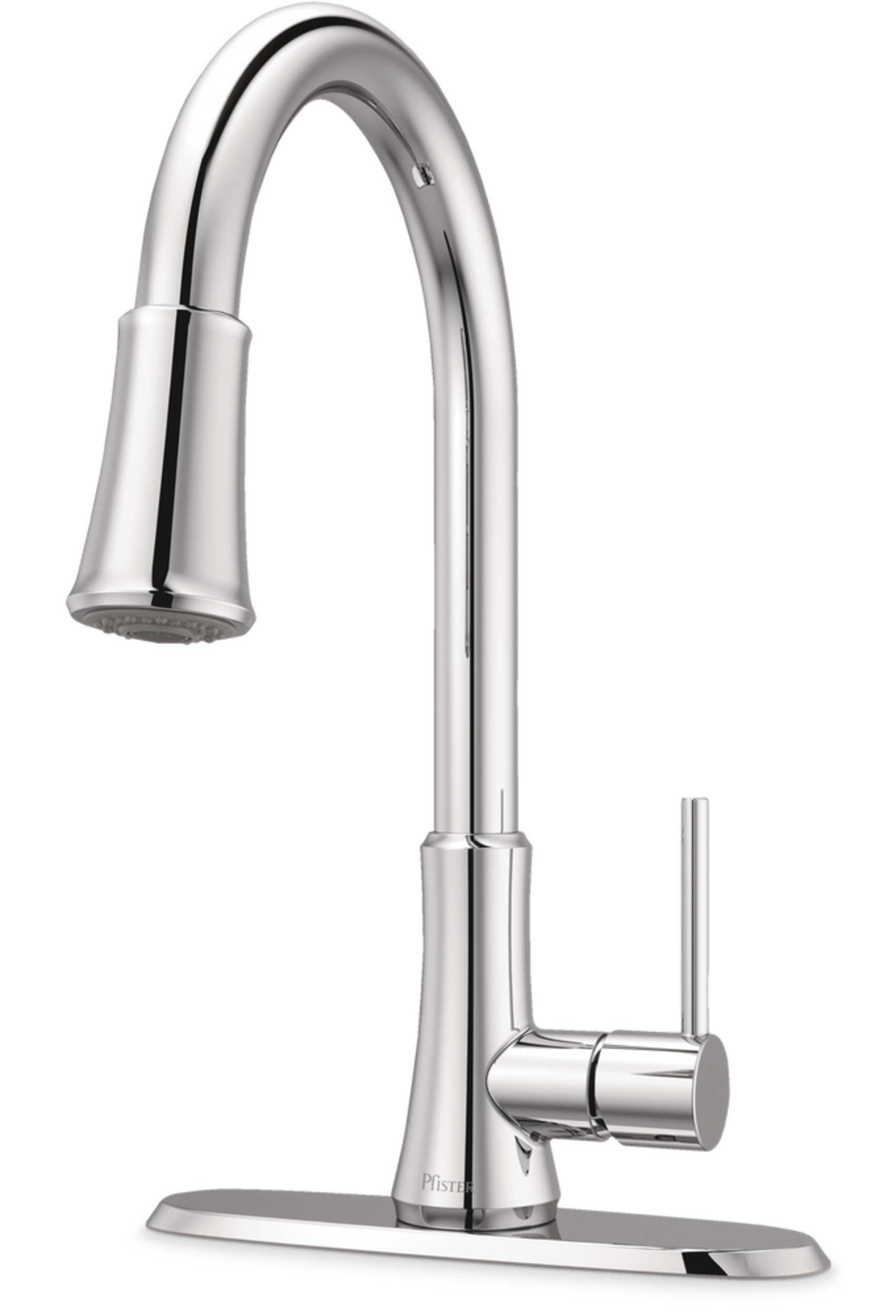 Pfister Classic Single Handle Pull Down Kitchen Faucet, Chrome ...