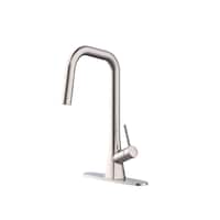 Danze Sieben 1-Handle Pull-Down Kitchen Faucet Front_Three_Fourths_Angled_Left
