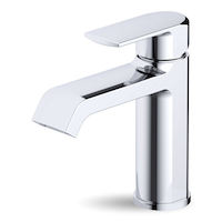 Danze Karter 1-Handle Lavatory Faucet, Polished Chrome Front_Three_Fourths_Angled_Left